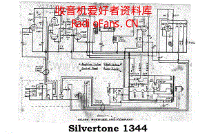 Silvertone1344 电路图 维修原理图.pdf