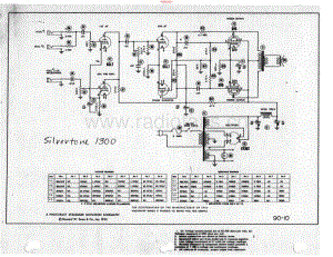 Silvertone_1300 电路图 维修原理图.pdf