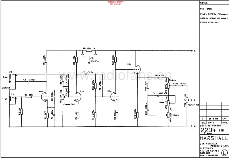 Marshall_50w_2204s 电路图 维修原理图.pdf_第1页