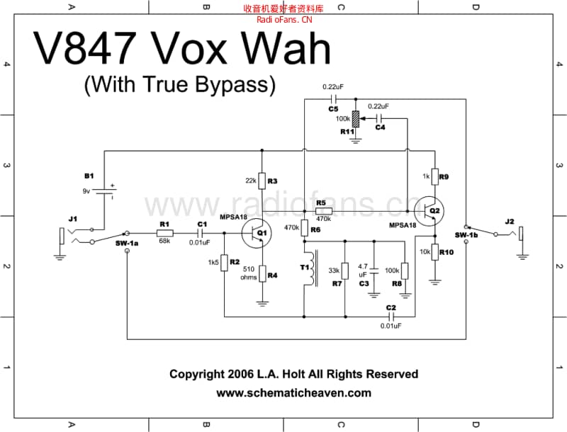 Vox_847_wah_lah 电路图 维修原理图.pdf_第1页