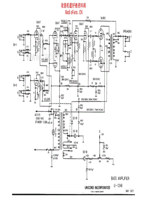 Unicord_u_1246 电路图 维修原理图.pdf