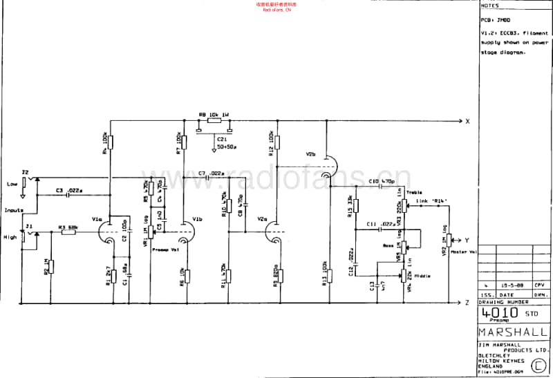 Marshall_jcm800_50w_4010 电路图 维修原理图.pdf_第1页