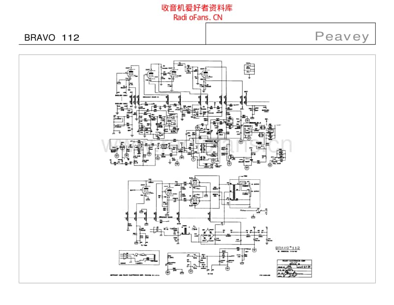 Peavey_bravo_112 电路图 维修原理图.pdf_第1页