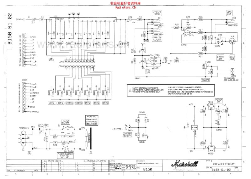 Marshall_b150 电路图 维修原理图.pdf_第3页