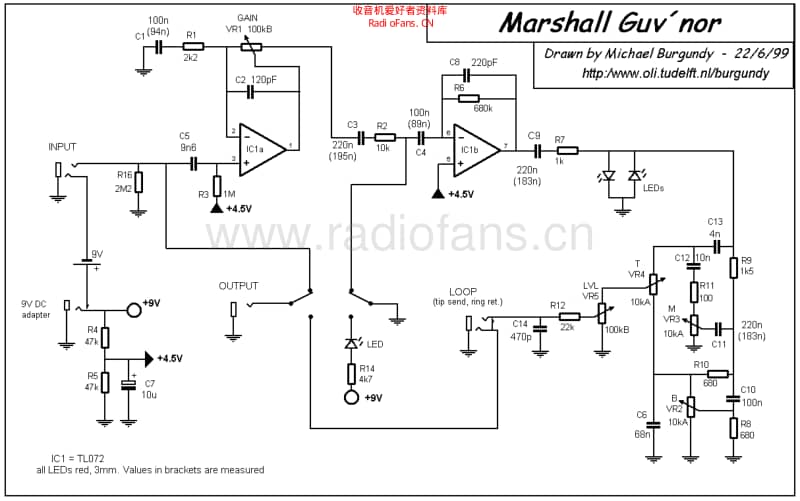 Marshall_guvnor_overdrive 电路图 维修原理图.pdf_第1页