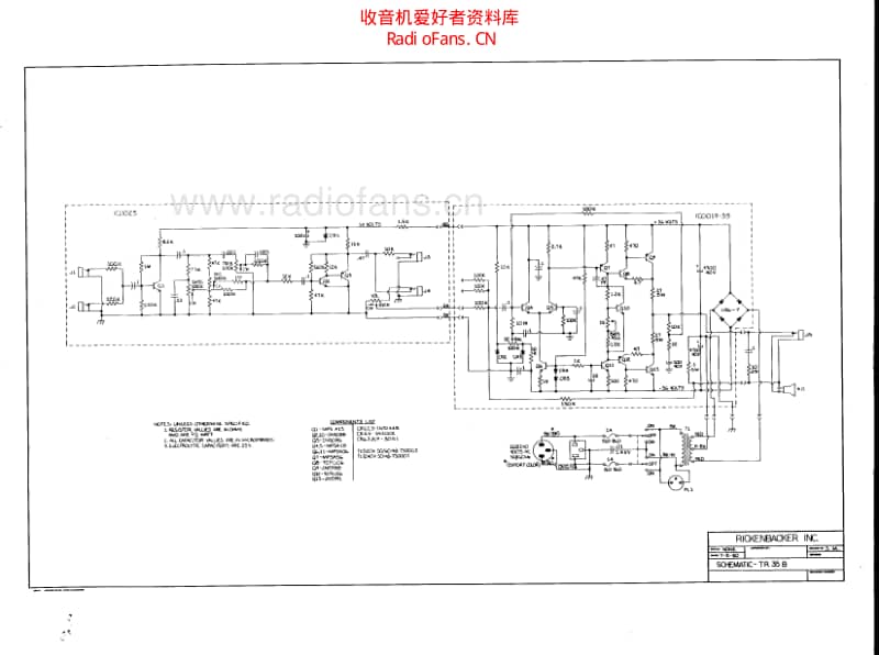 Rickenbacker_tr35b 电路图 维修原理图.pdf_第1页