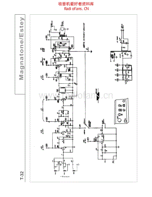 Magnatone_t_32 电路图 维修原理图.pdf
