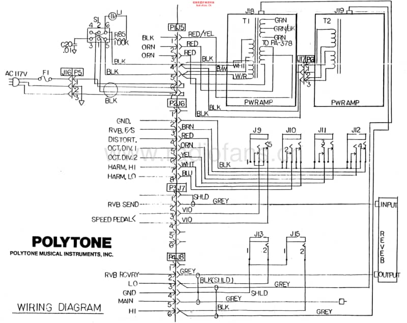 Polytone_wiring_diagram 电路图 维修原理图.pdf_第1页