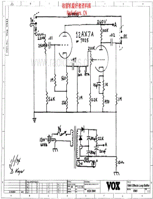 Vox_v941_schematic 电路图 维修原理图.pdf