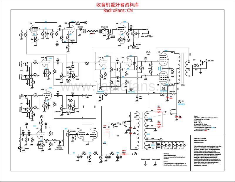 Univox_U320APB 电路图 维修原理图.pdf_第1页