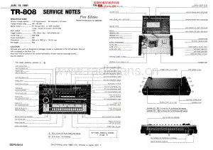 Roland_tr_808_service_manual 电路图 维修原理图.pdf