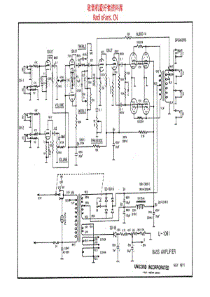 Unicord_u_1061 电路图 维修原理图.pdf