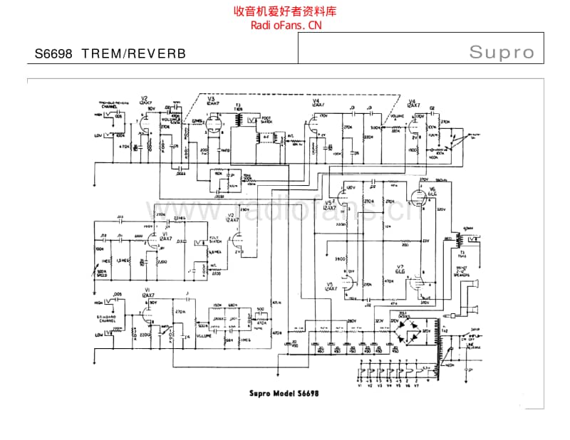 Supro_s6698_trem_reverb 电路图 维修原理图.pdf_第1页