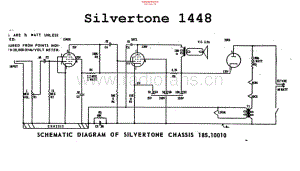 Silvertone_1448 电路图 维修原理图.pdf