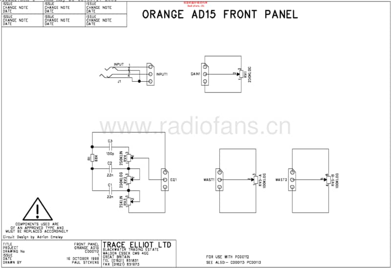 Orange_ad15 电路图 维修原理图.pdf_第1页