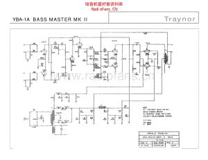 Traynor_yba_1a_bass_master_mk_ii 电路图 维修原理图.pdf