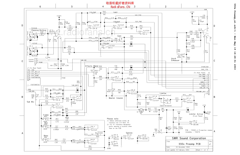 Swr_550x_750x_amp 电路图 维修原理图.pdf_第1页