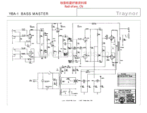 Traynor_yba_1_yba_4_bass_master 电路图 维修原理图.pdf