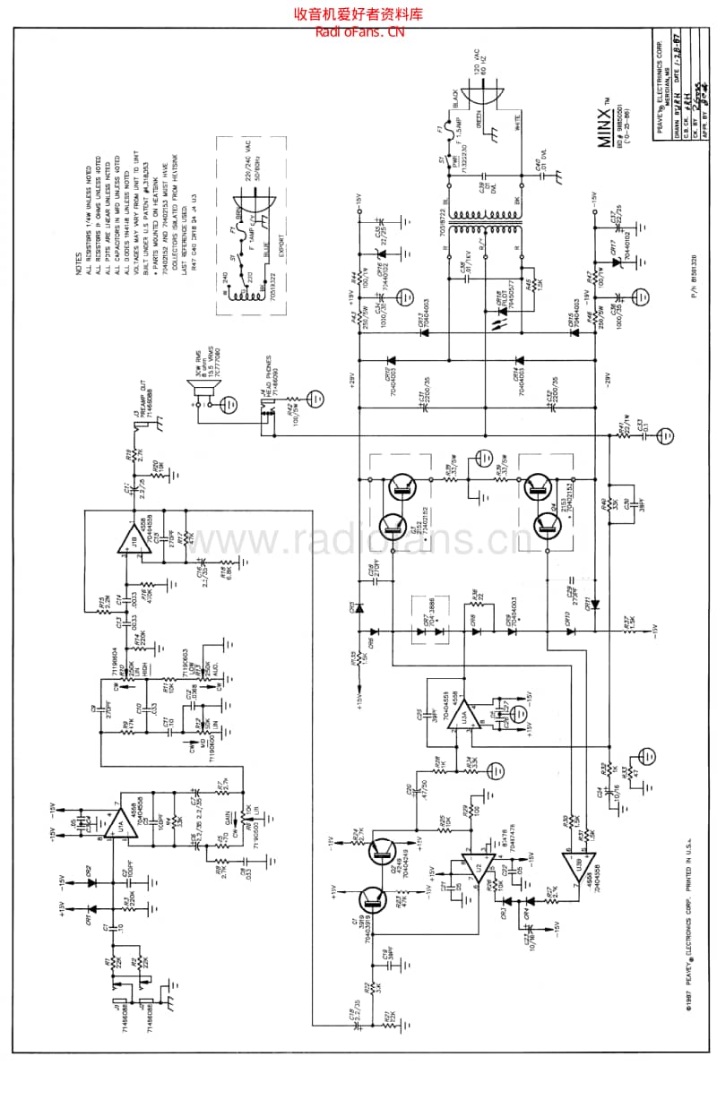 Peavey_minx_86 电路图 维修原理图.pdf_第1页