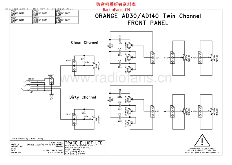 Orange_ad140tc 电路图 维修原理图.pdf_第3页