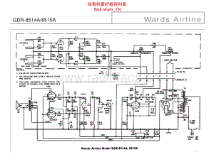 Wards_airline_gdr_8514a_8515a 电路图 维修原理图.pdf