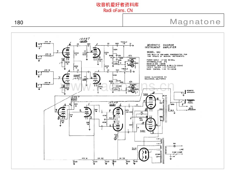 Magnatone_estey 电路图 维修原理图.pdf_第1页