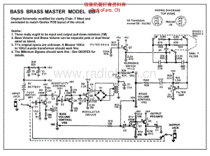 Maestro_bb1_bassbrass 电路图 维修原理图.pdf
