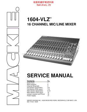Mackie_1604_vlz_16_channel_mixer 电路图 维修原理图.pdf