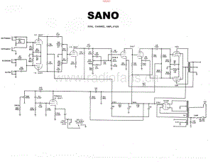 Sano_dualchannel_1959 电路图 维修原理图.pdf