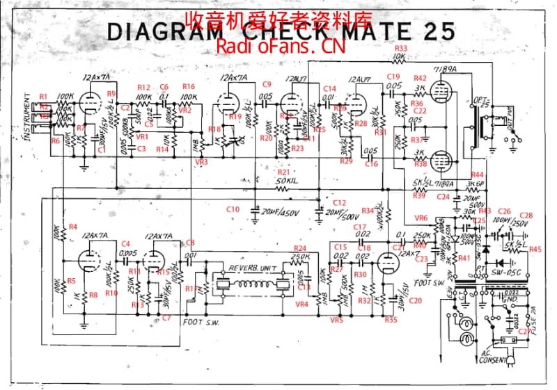 Teisco_checkmate_25 电路图 维修原理图.pdf_第2页