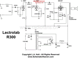 Lectrolab_r300 电路图 维修原理图.pdf
