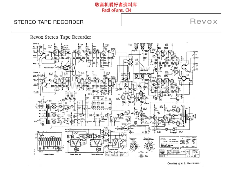 Revox_g36_tape 电路图 维修原理图.pdf_第1页