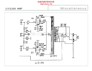 Misc_2xel503_amp 电路图 维修原理图.pdf