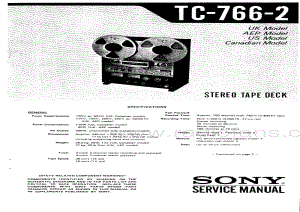 SONY索尼TC-766-2 TC-R7-2开盘机维修手册pdf.pdf