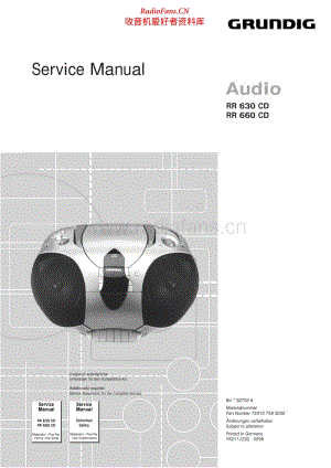 Grundig-RR630CD-tr-sm 电路图 维修手册.pdf