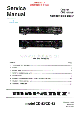 Marantz-CD53U-cd-sm 电路图 维修手册.pdf