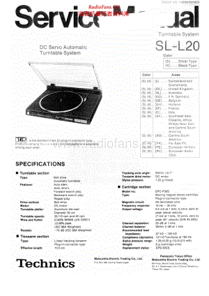Technics-SLL20-tt-sm 电路图 维修手册.pdf