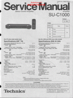 Technics-SUC1000-pre-sch 电路图 维修手册.pdf