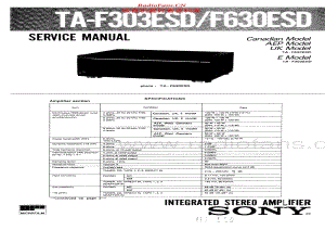 Sony-TA-F303ESD-F630ESD-Service-Manual(1) 电路图 维修手册.pdf