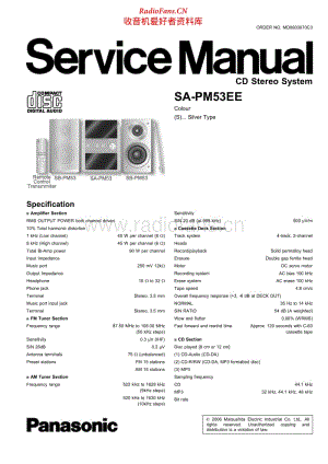 Panasonic-SAPM53EE-cs-sm 电路图 维修手册.pdf