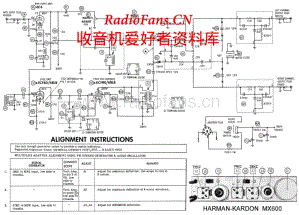 Harman-Kardon-MX-600-Schematic 电路图 维修手册.pdf