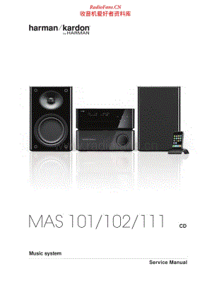 Harman-Kardon-MAS-101-Service-Manual(1) 电路图 维修手册.pdf