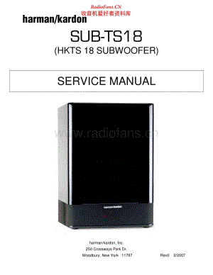 HarmanKardon-HKTS18-htss-sm电路图 维修手册.pdf