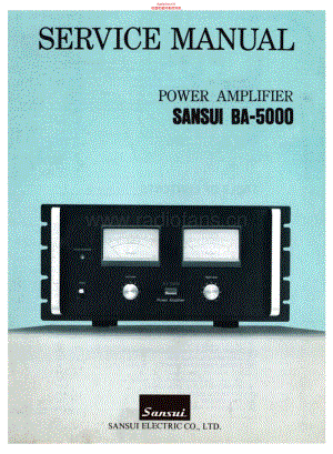 Sansui-BA5000-pwr-sm 电路图 维修手册.pdf
