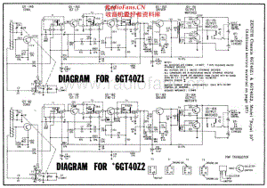 ZENITH - ROYAL 50 - AM Portable Radio - Schematic Diagram and Adjustment 电路图 维修手册.pdf