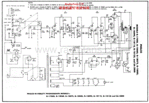 PHILCO - G1809S - Mono Phonograph - Schematic Diagram 电路图 维修手册.pdf