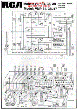 RCA - VLP36 - Stereo Portable Phonograph - Schematic Diagram 电路图 维修手册.pdf