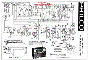 PHILCO - T911 - AM-LW-SW-FM Mono Portable Radio - Schematic Diagram and Adjustment 电路图 维修手册.pdf