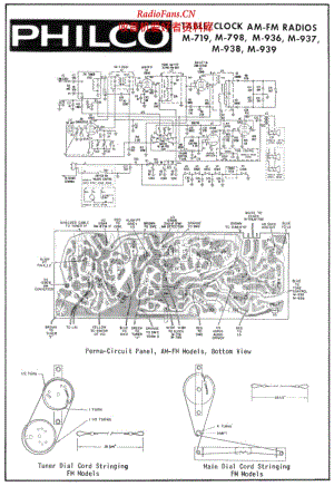 PHILCO - M939 - AM-FM Mono Radio - Schematic Diagram 电路图 维修手册.pdf