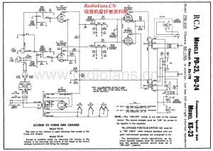 RCA - PD24 - Stereo Phonograph - Schematic Diagram 电路图 维修手册.pdf
